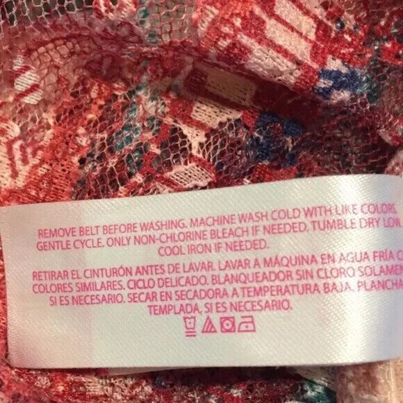 NOBO Dress Lace Over or Off the Shoulder Asymmetrical Hem 2X - Picture 6 of 6